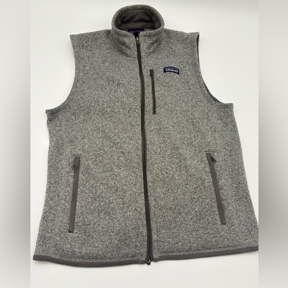 Patagonia Jackets & Blazers - Patagonia Gray Full-Zip Fleece Vest